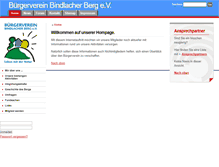 Tablet Screenshot of bindlacherberg.de